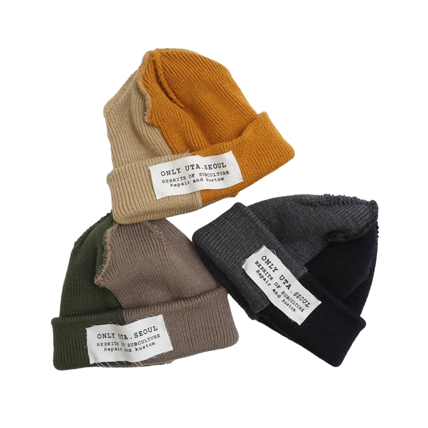 REVERSIBLE COOKIE BEANIE [3COLOR]